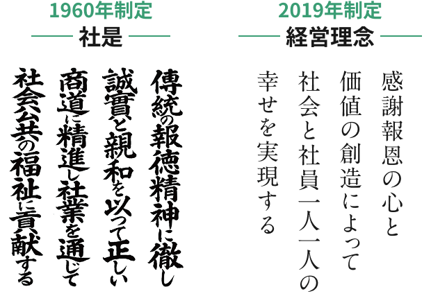 社是　経営理念