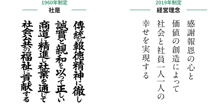 社是　経営理念