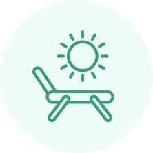 アイコン：完全週休二日制