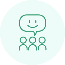 アイコン：社内の交流支援